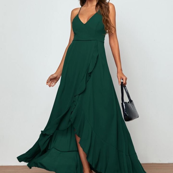 Emerald Green Formal Dress Size 4 - Picture 1 of 2